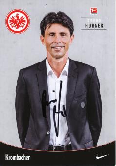 Bruno Hübner  2016/2017  Eintracht Frankfurt Fußball Autogrammkarte original signiert 