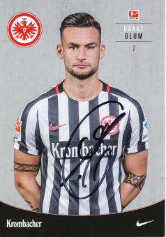 Danny Blum  2016/2017  Eintracht Frankfurt Fußball Autogrammkarte original signiert 
