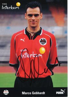 Marco Gebhardt  1998/1999  Eintracht Frankfurt Fußball Autogrammkarte original signiert 