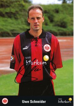 Uwe Schneider  1999/2000  Eintracht Frankfurt Fußball Autogrammkarte original signiert 