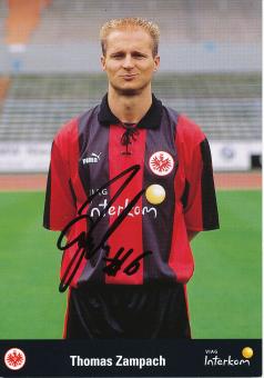Thomas Zampach  1999/2000  Eintracht Frankfurt Fußball Autogrammkarte original signiert 