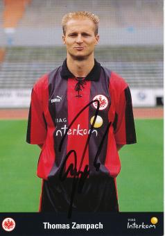 Thomas Zampach  1999/2000  Eintracht Frankfurt Fußball Autogrammkarte original signiert 