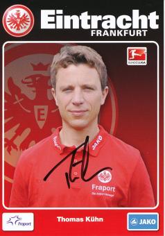 Thomas Kühn  2011/2012  Eintracht Frankfurt Fußball Autogrammkarte original signiert 