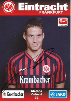 Stefano Celozzi  2012/2013  Eintracht Frankfurt Fußball Autogrammkarte original signiert 