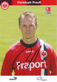 Christoph Preuß  2005/2006  Eintracht Frankfurt Fußball Autogrammkarte original signiert 