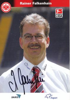 Rainer Falkenstein  2005/2006  Eintracht Frankfurt Fußball Autogrammkarte original signiert 