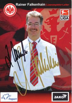 Rainer Falkenstein  2007/2008  Eintracht Frankfurt Fußball Autogrammkarte original signiert 