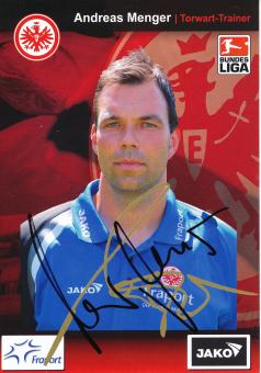 Andreas Menger  2007/2008  Eintracht Frankfurt Fußball Autogrammkarte original signiert 
