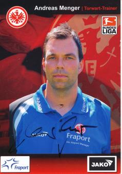 Andreas Menger  2007/2008  Eintracht Frankfurt Fußball Autogrammkarte original signiert 