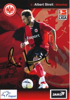 Albert Streit  2007/2008  Eintracht Frankfurt Fußball Autogrammkarte original signiert 