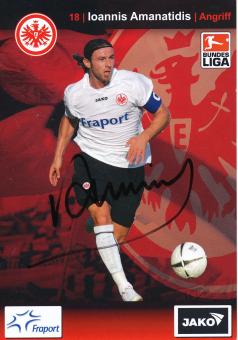 Ioannis Amananatidis  2007/2008  Eintracht Frankfurt Fußball Autogrammkarte original signiert 