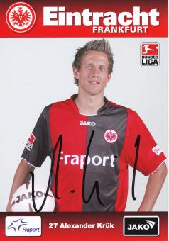 Alexander Krük  2008/2009  Eintracht Frankfurt Fußball Autogrammkarte original signiert 