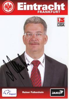 Rainer Falkenhain  2008/2009  Eintracht Frankfurt Fußball Autogrammkarte original signiert 
