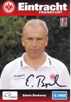 Edwin Boekamp  2009/2010  Eintracht Frankfurt Fußball Autogrammkarte original signiert 