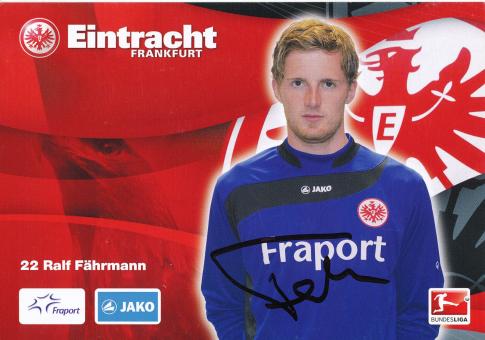 Ralf Fährmann  2010/2011  Eintracht Frankfurt Fußball Autogrammkarte original signiert 