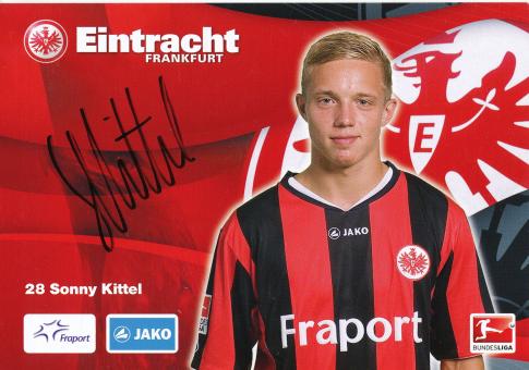 Sonny Kittel  2010/2011  Eintracht Frankfurt Fußball Autogrammkarte original signiert 