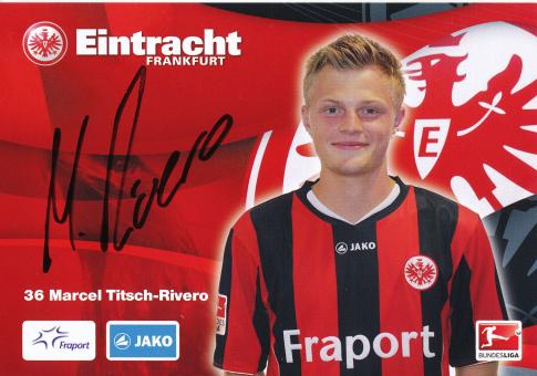 Marcel Titsch Rivero  2010/2011  Eintracht Frankfurt Fußball Autogrammkarte original signiert 