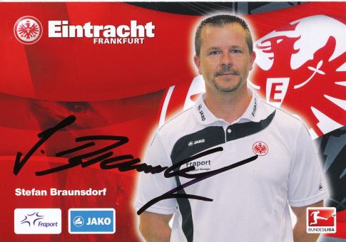 Stefan Braunsdorf  2010/2011  Eintracht Frankfurt Fußball Autogrammkarte original signiert 