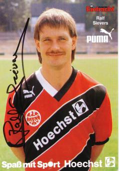 Ralf Sievers  1987/1988  Eintracht Frankfurt Fußball Autogrammkarte original signiert 