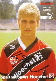 Michael Kostner  1987/1988  Eintracht Frankfurt Fußball Autogrammkarte original signiert 