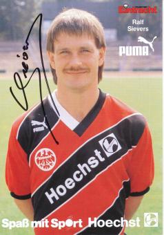 Ralf Sievers  1988/1989  Eintracht Frankfurt Fußball Autogrammkarte original signiert 