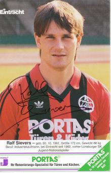 Ralf Sievers  1985/1986  Eintracht Frankfurt Fußball Autogrammkarte original signiert 