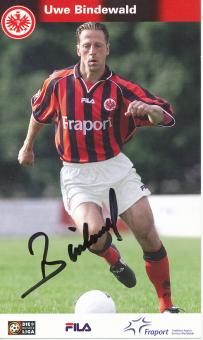 Uwe Bindewald  2001/2002  Eintracht Frankfurt Fußball Autogrammkarte original signiert 
