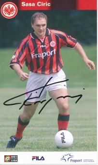 Sasa Ciric  2001/2002  Eintracht Frankfurt Fußball Autogrammkarte original signiert 