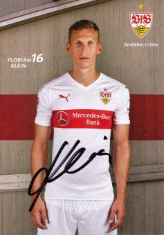 Florian Klein  2015/2016 VFB Stuttgart Fußball Autogrammkarte original signiert 