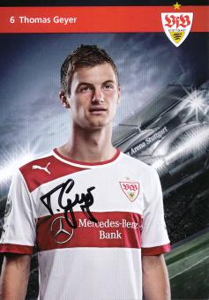 Thomas Geyer  2012/2013 VFB Stuttgart II Fußball Autogrammkarte original signiert 