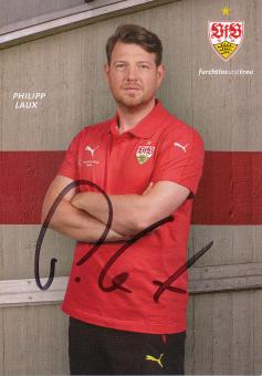 Philipp Laux  2015/2016 VFB Stuttgart Fußball Autogrammkarte original signiert 