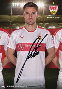 Christian Gentner  2015/2016 VFB Stuttgart Fußball Autogrammkarte original signiert 