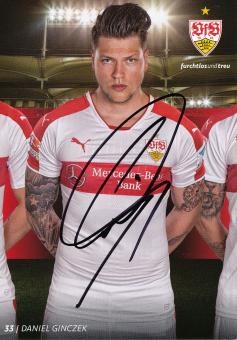 Daniel Ginczek  2015/2016 VFB Stuttgart Fußball Autogrammkarte original signiert 