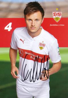 Wlilliam Kvist  2014/2015 VFB Stuttgart Fußball Autogrammkarte original signiert 