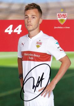 Daniel Ginczek  2014/2015 VFB Stuttgart Fußball Autogrammkarte original signiert 