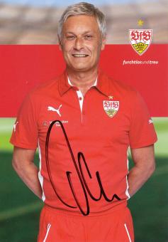 Armin Veh  2014/2015 VFB Stuttgart Fußball Autogrammkarte original signiert 