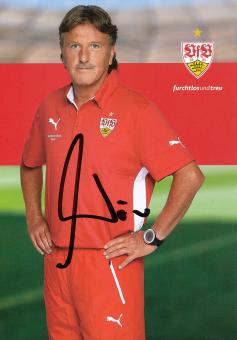 Gerhard Wörn  2014/2015 VFB Stuttgart Fußball Autogrammkarte original signiert 