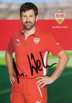 Matthias Hahn  2014/2015 VFB Stuttgart Fußball Autogrammkarte original signiert 