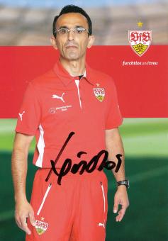 Dr.Christos Papadopoulos  2014/2015 VFB Stuttgart Fußball Autogrammkarte original signiert 