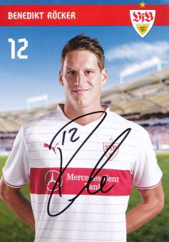 Benedikt Röcker  2013/2014 VFB Stuttgart Fußball Autogrammkarte original signiert 