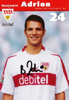 Benjamin Adrion  2002/2003 VFB Stuttgart Fußball Autogrammkarte original signiert 