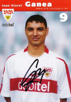 Ioan Viorel Ganea  2002/2003 VFB Stuttgart Fußball Autogrammkarte original signiert 
