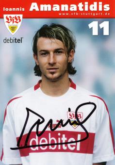 Ioannis Amanatidis  2002/2003 VFB Stuttgart Fußball Autogrammkarte original signiert 