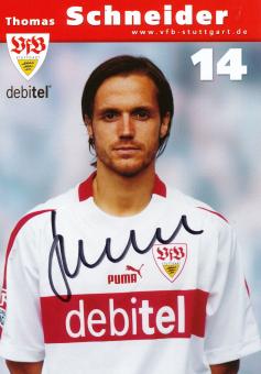 Thomas Schneider  2002/2003 VFB Stuttgart Fußball Autogrammkarte original signiert 