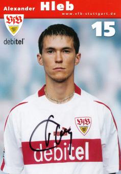 Alexander Hleb  2002/2003 VFB Stuttgart Fußball Autogrammkarte original signiert 