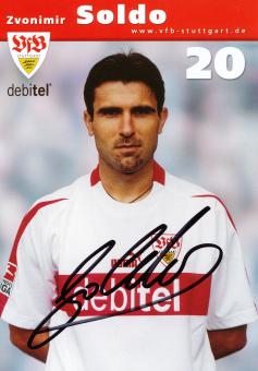 Zvonimir Soldo  2002/2003 VFB Stuttgart Fußball Autogrammkarte original signiert 