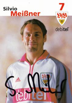 Silvio Meißner  2001/2002 VFB Stuttgart Fußball Autogrammkarte original signiert 
