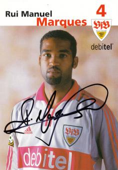 Rui Marques  2001/2002 VFB Stuttgart Fußball Autogrammkarte original signiert 