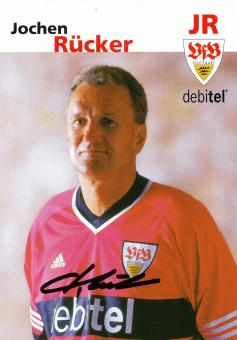Jochen Rücker  2001/2002 VFB Stuttgart Fußball Autogrammkarte original signiert 