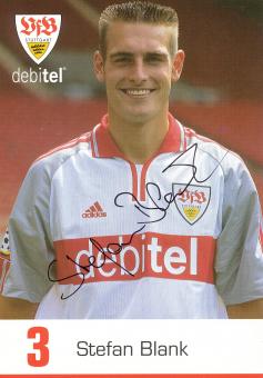 Stefan Blank  2000/2001 VFB Stuttgart Fußball Autogrammkarte original signiert 
